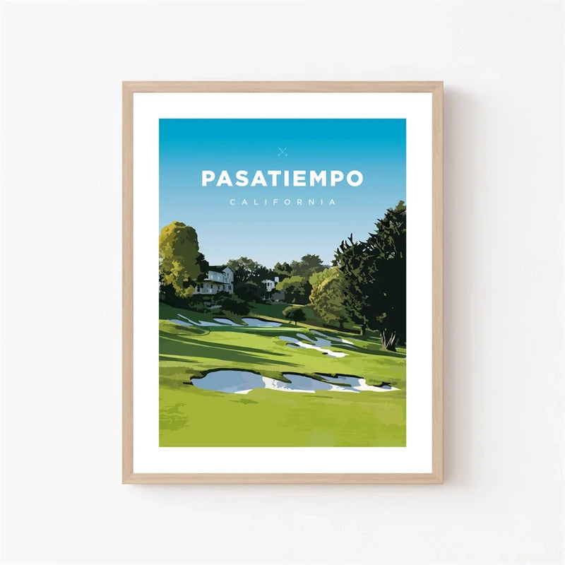 Golf Course Printed Canvas