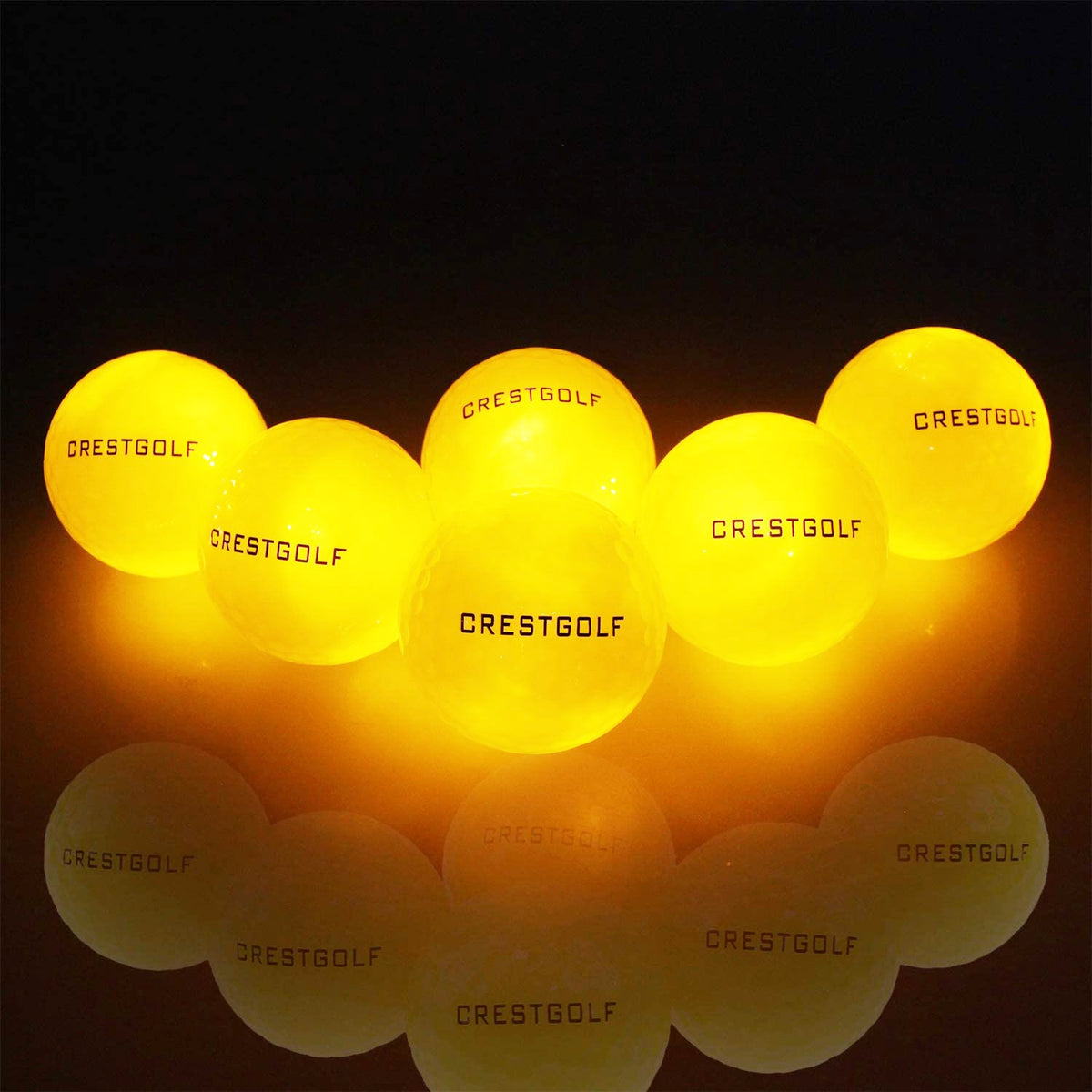 6 Pack LED Illuminated Night Balls!