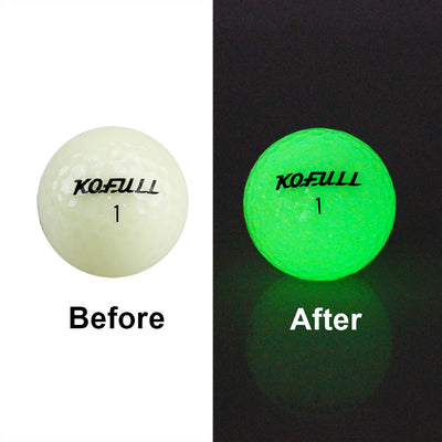 Half Dozen Fluorescent Luminous Glow Balls and Free Charge Torch (6)