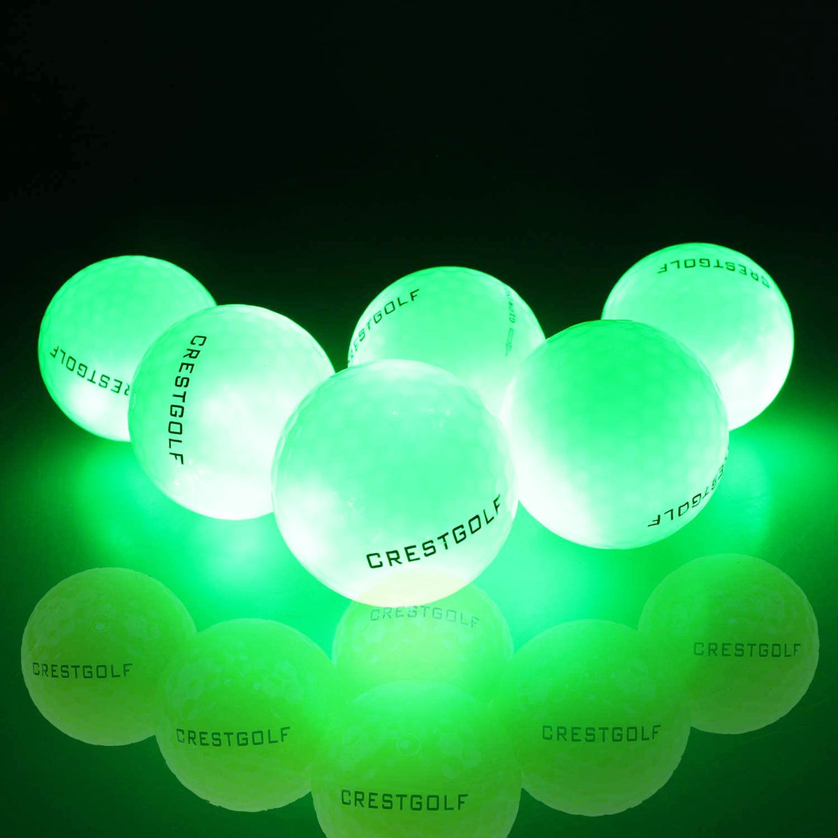 6 Pack LED Illuminated Night Balls!